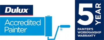 Dulux Accredited 5 year Warranty